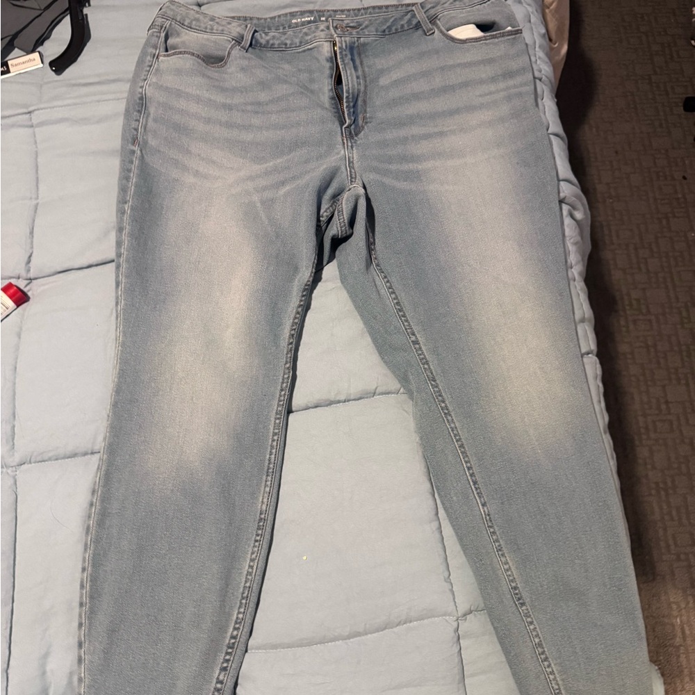 High rise wow skinny jeans